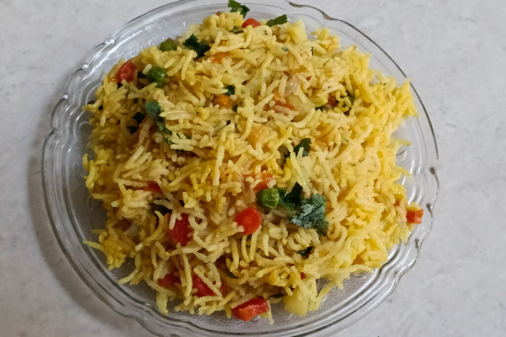 Vegetable pulao recipe