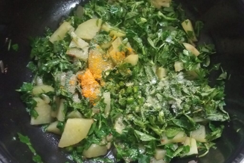 Aloo methi recipe