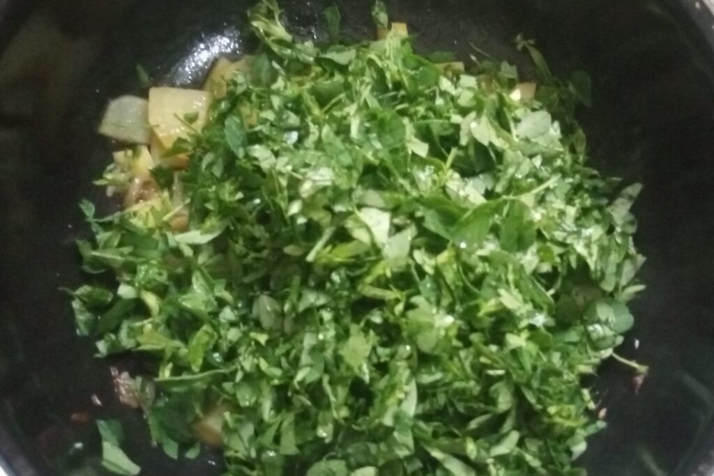 Aloo methi recipe