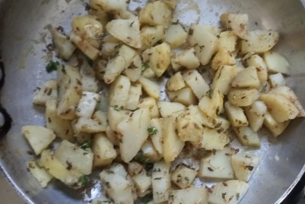 Dry aloo sabzi