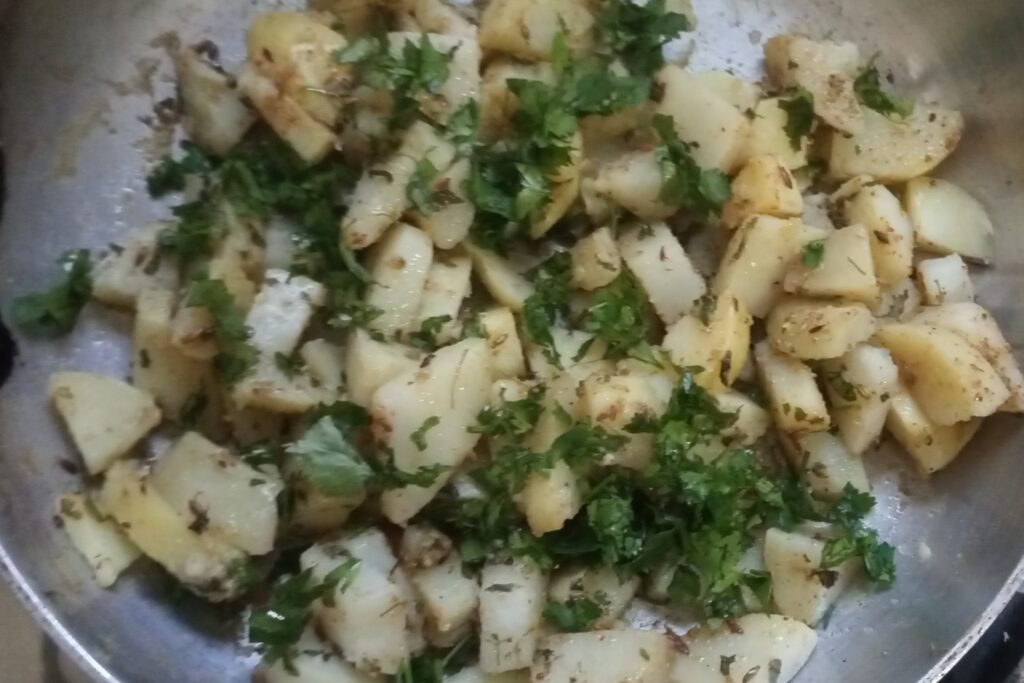 Dry aloo sabzi