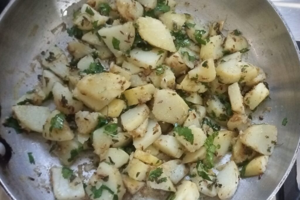 Dry aloo sabzi