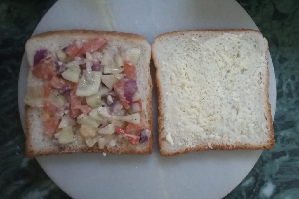 Veg sandwich recipe