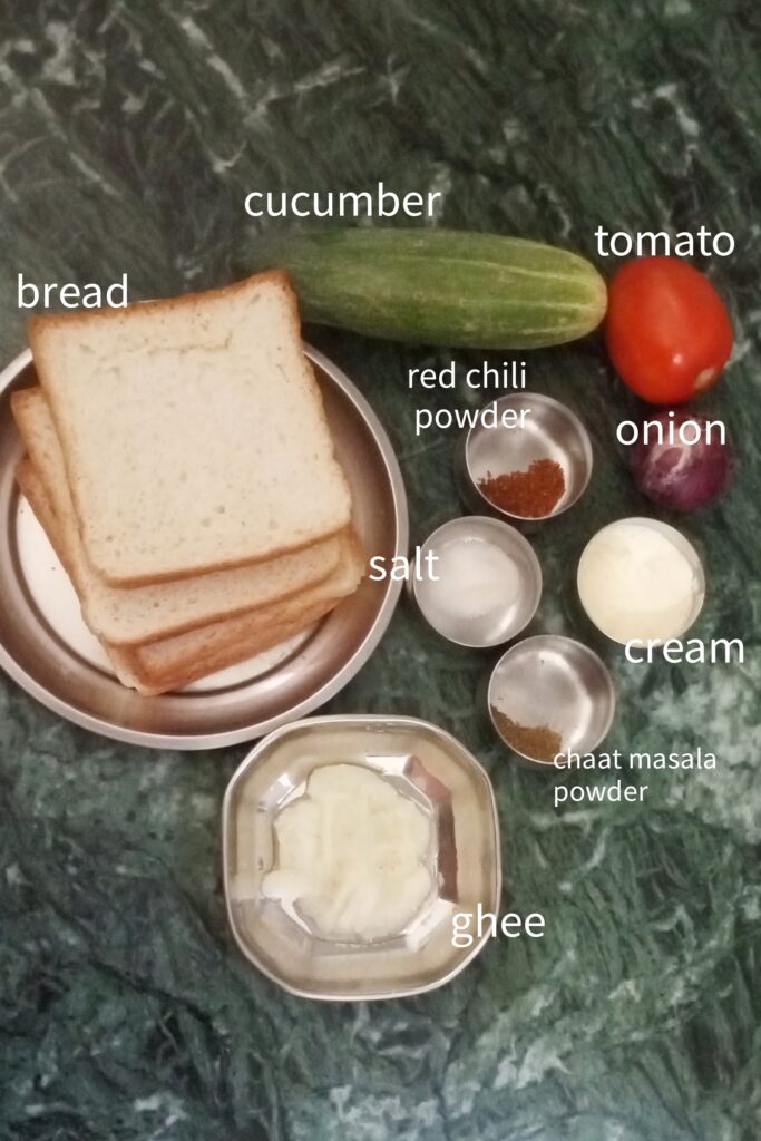 Veg sandwich recipe
