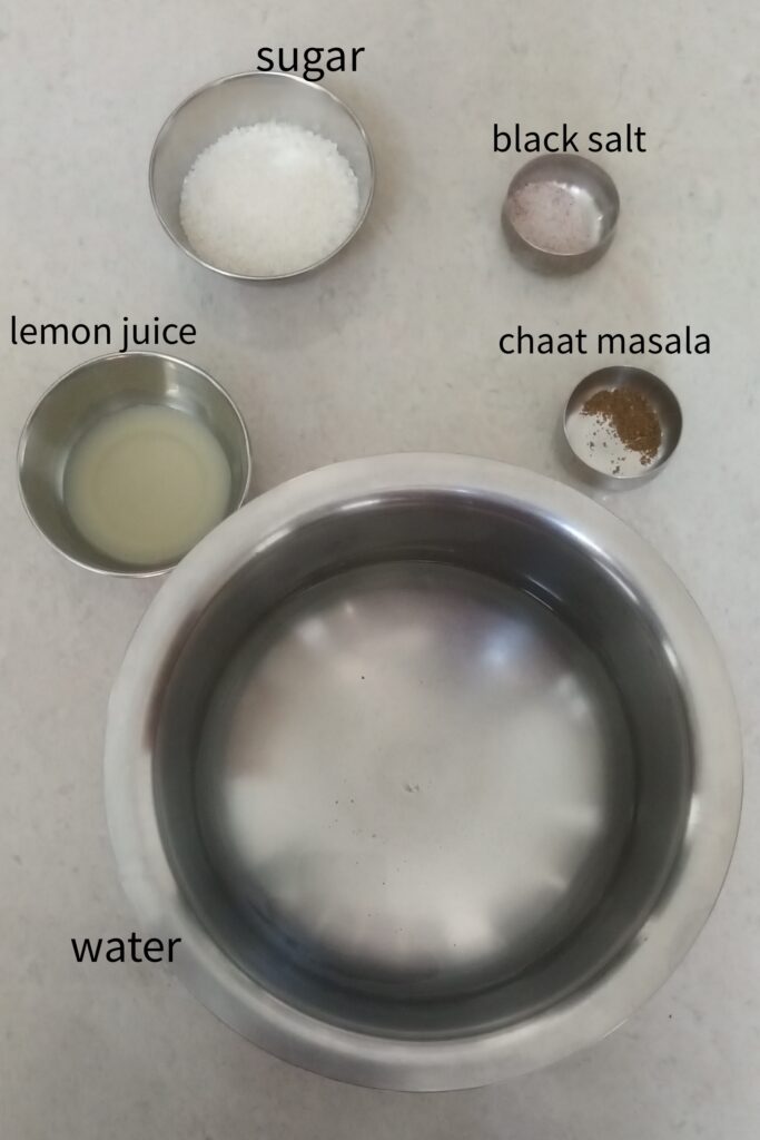 Lemon water recipe