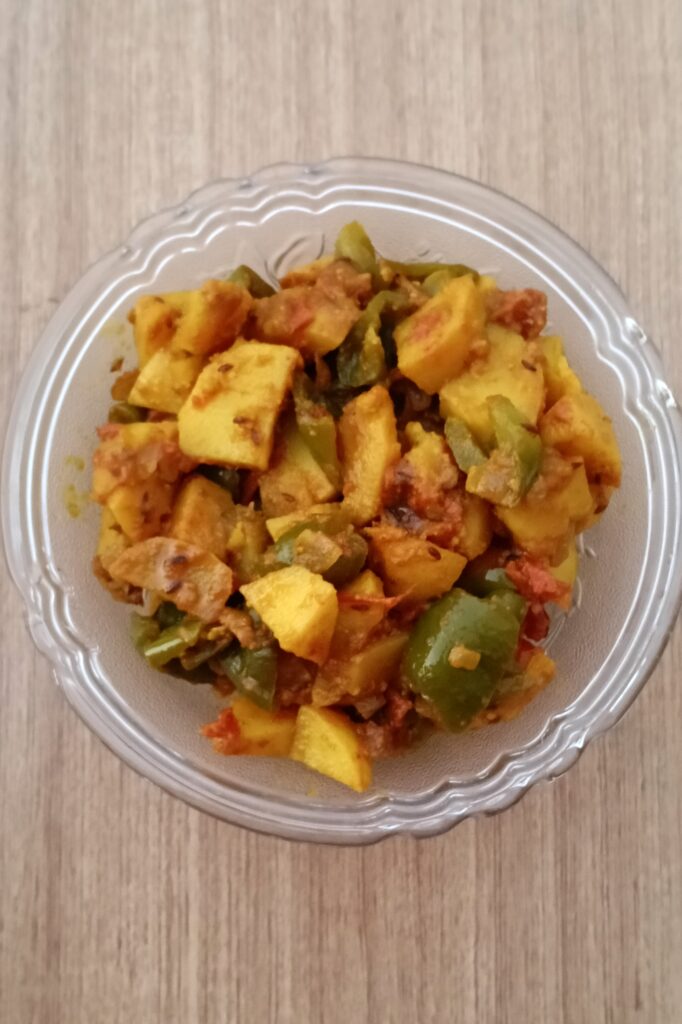 Aloo shimla mirch recipe