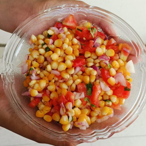 Easy corn chaat recipe