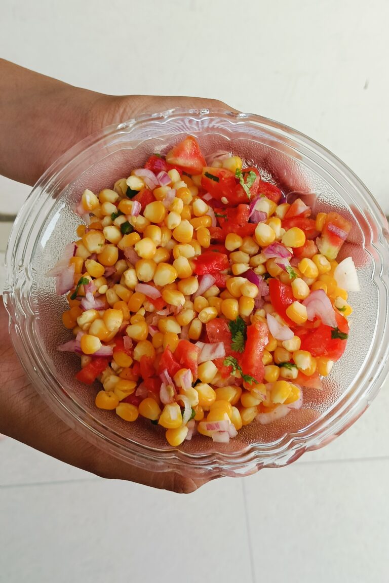 Easy corn chaat recipe