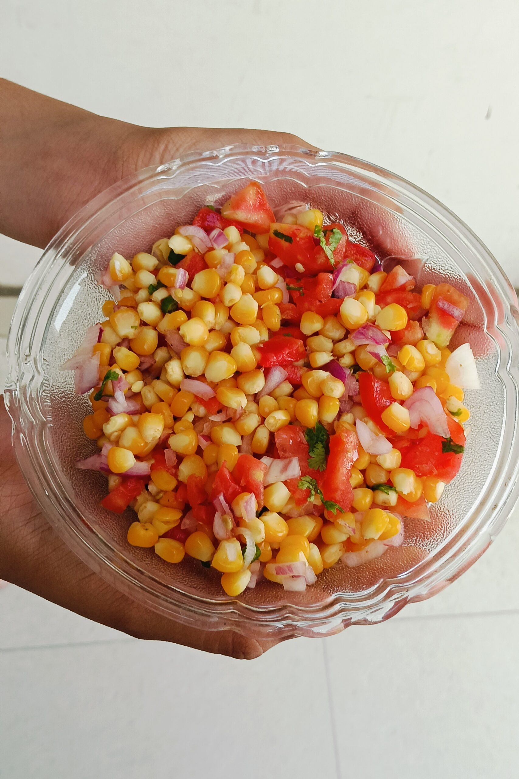 Easy Corn Chaat Recipe