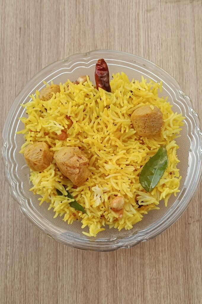 Soya lemon rice