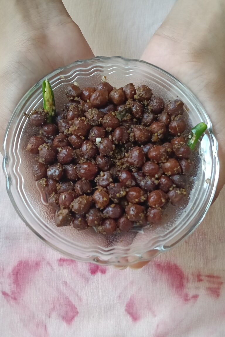 Dry Kala Chana Recipe