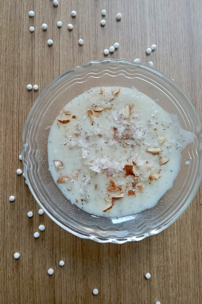 Sabudana kheer recipe