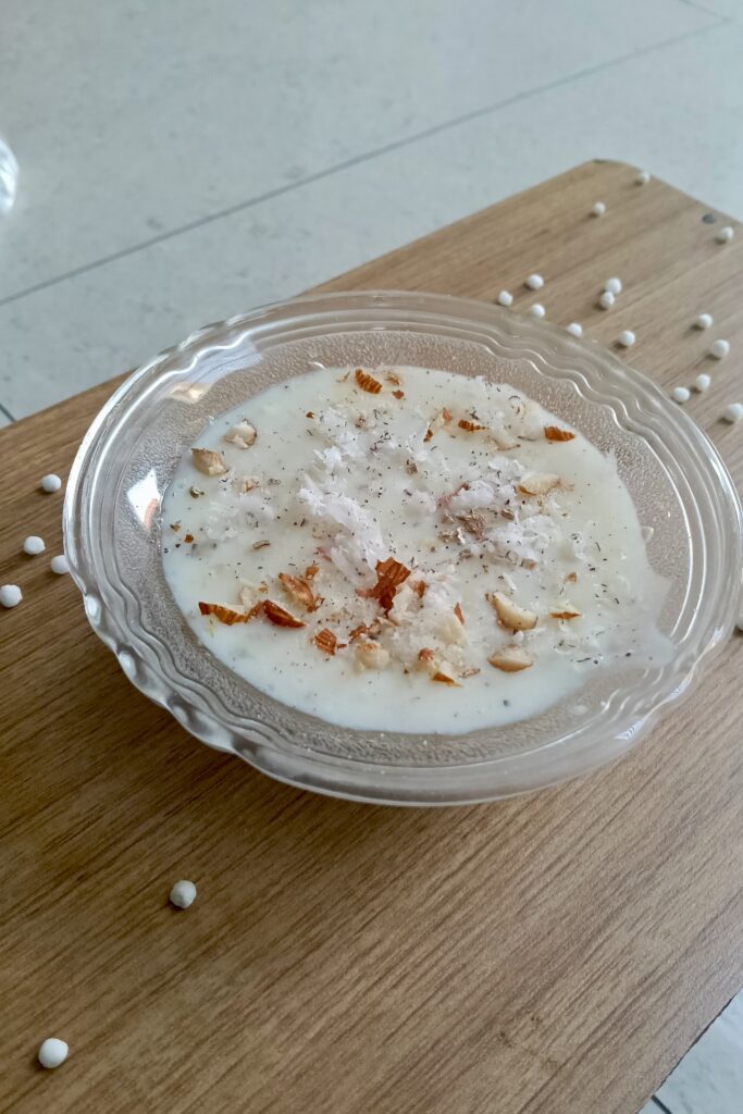 Sabudana kheer recipe