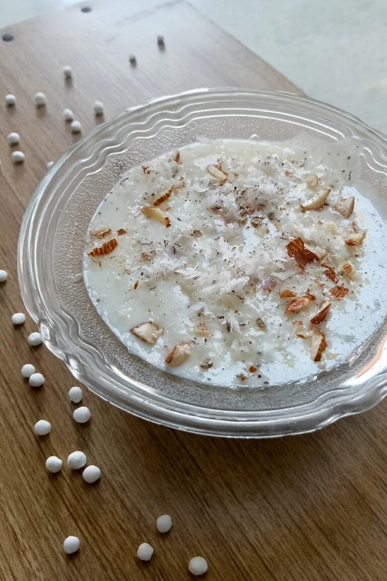sabudana kheer recipe