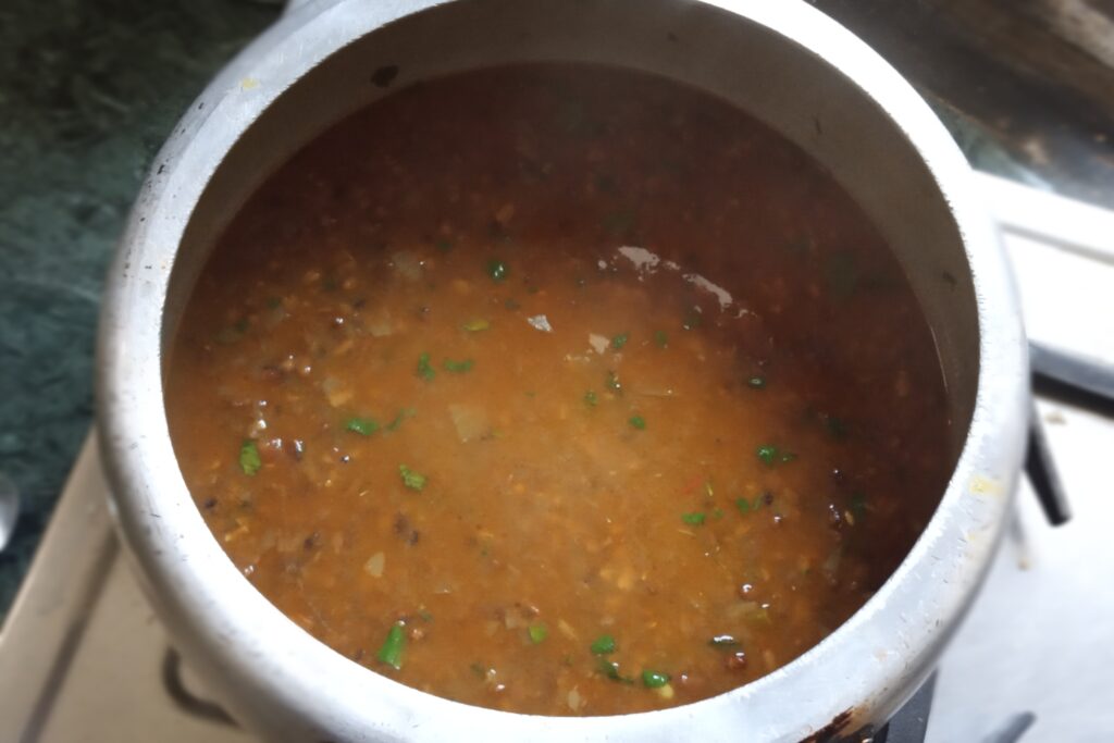 Black dal is ready to serve