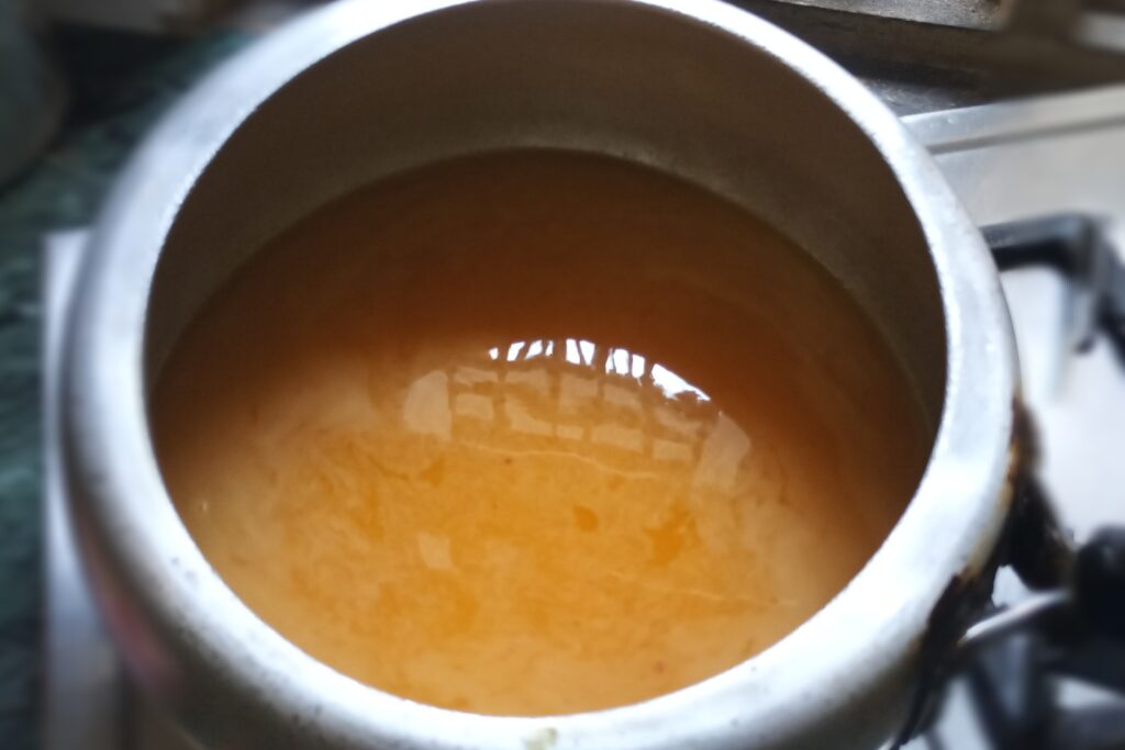 Pressure cooking dal for dal tadka recipe