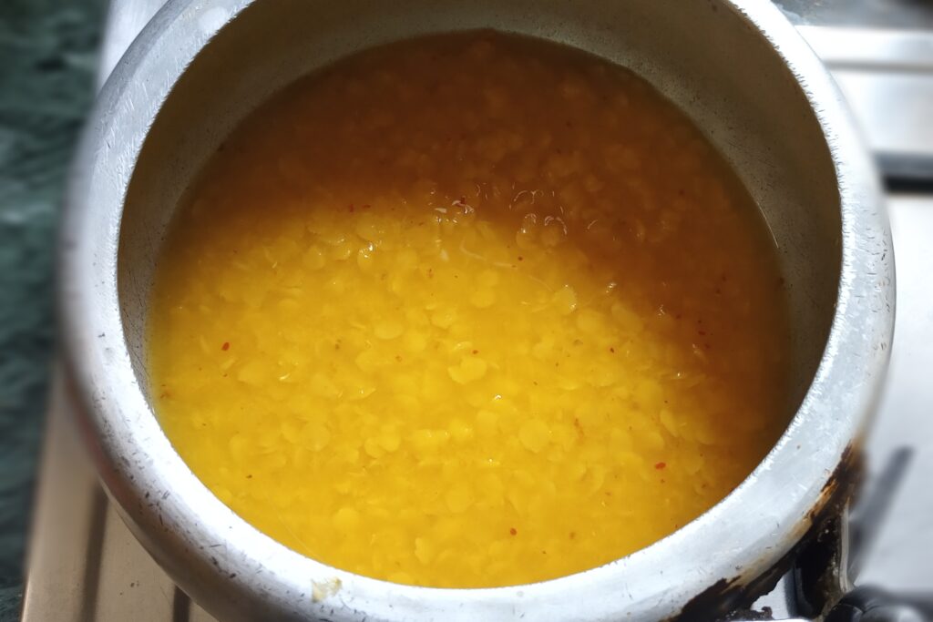 The toor is properly cooked