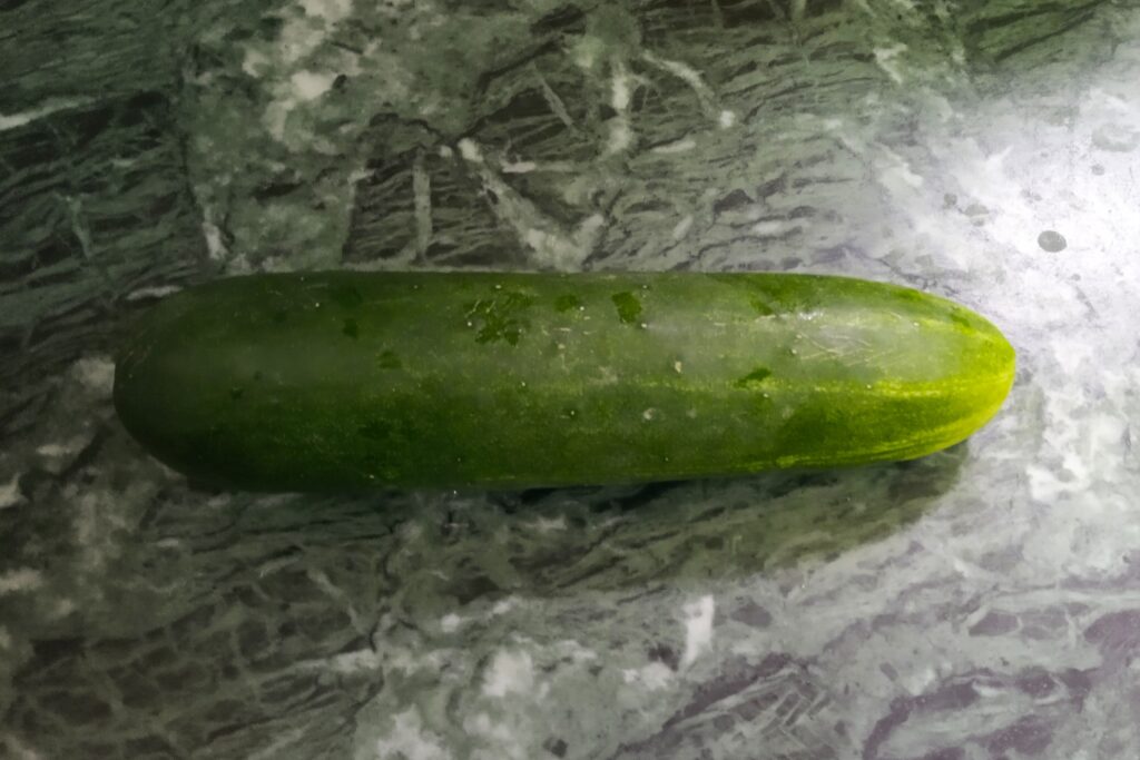 fresh green cucumber for raita