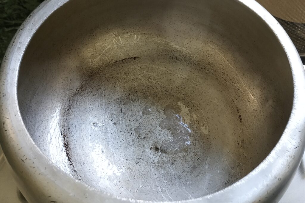 heating ghee in a pressure cooker