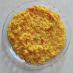 moong dal khichdi recipe served hot in a bowl