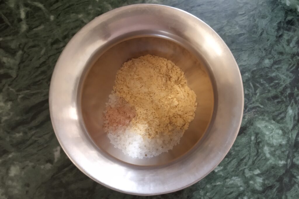 adding all ingredients to a mug