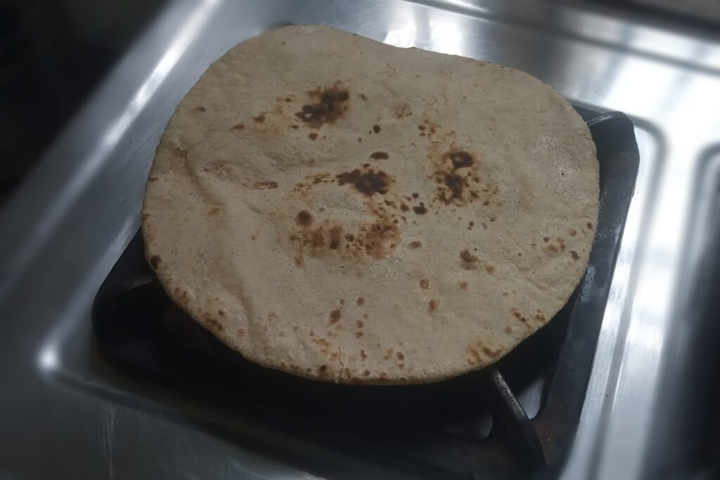 cooking for golden flakes