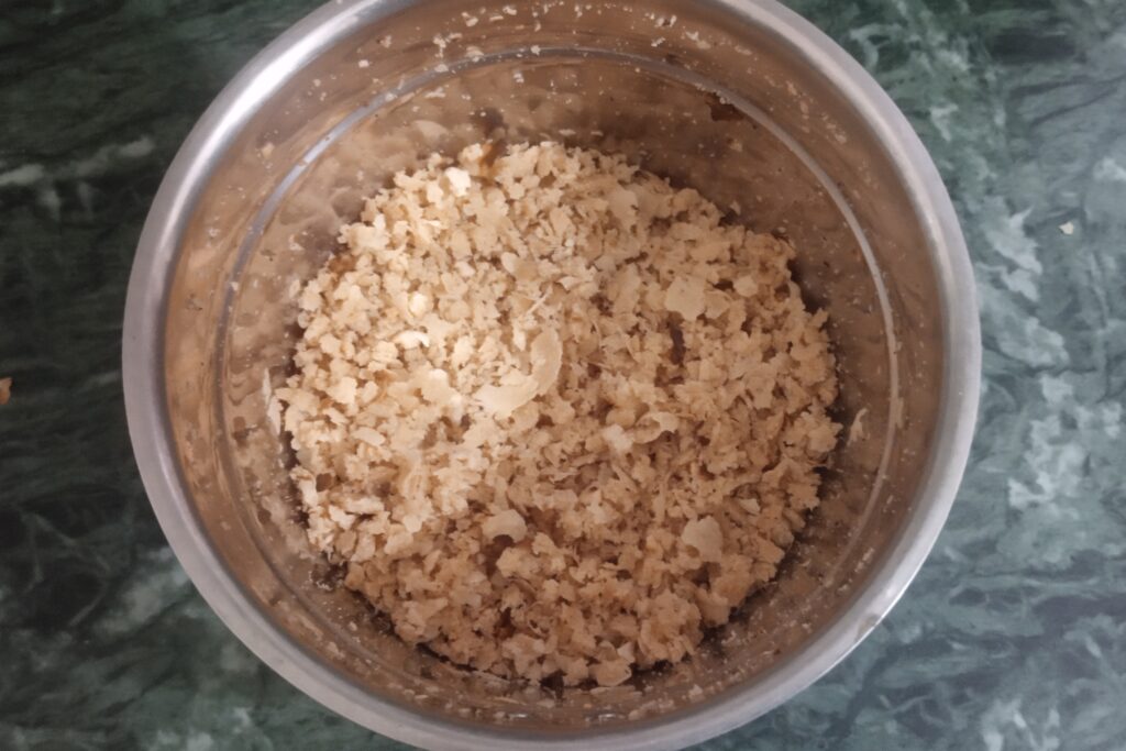 blending into coarse texture