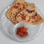 plain paratha recipe with a pickle