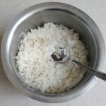 perfect cooked rice in a pot