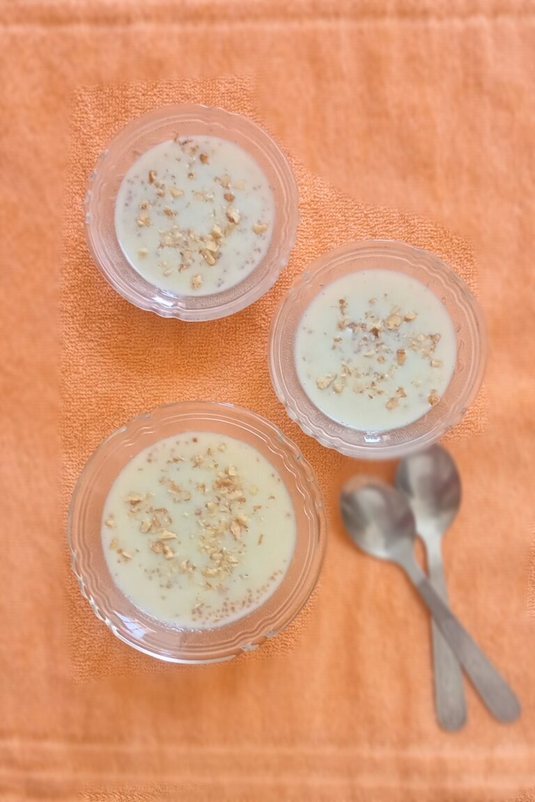 meetha daliya recipe served in three bowls
