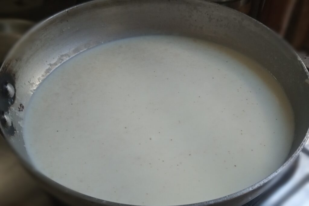simmering the sooji kheer