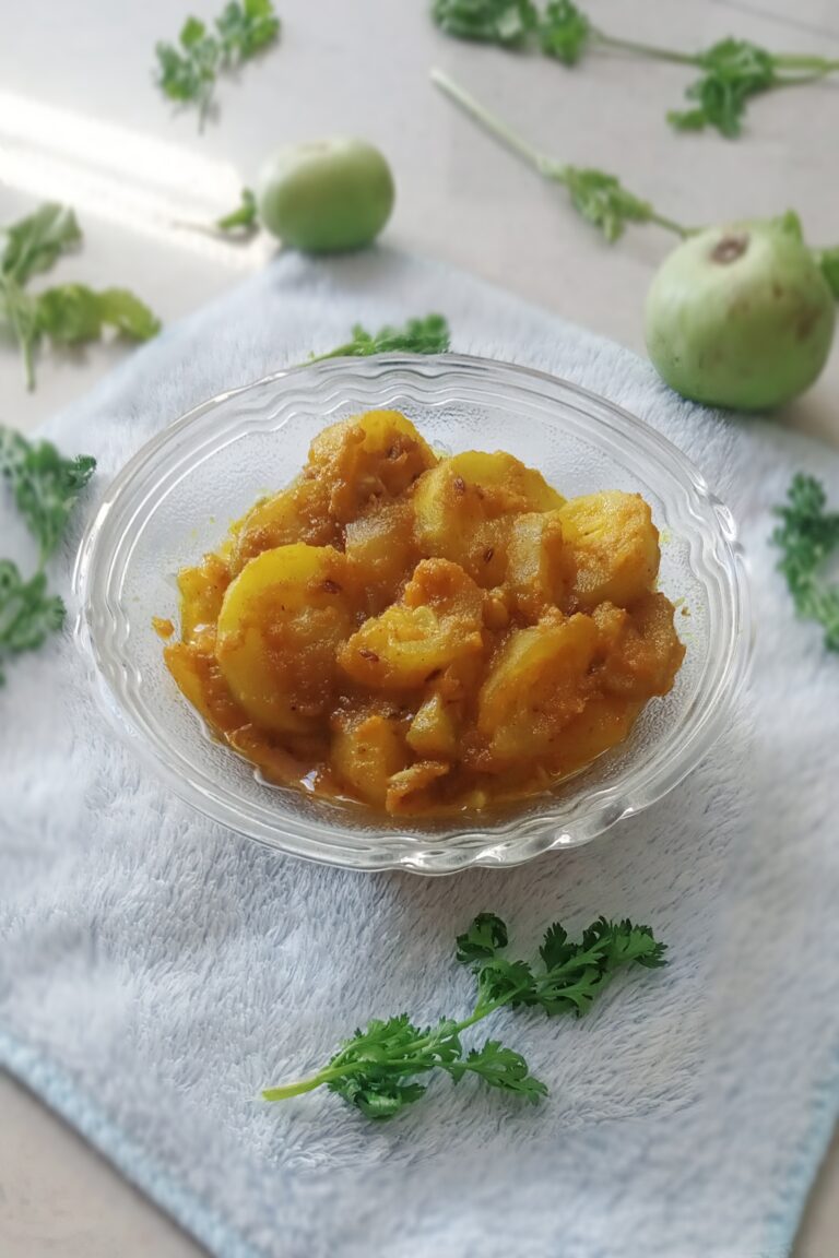 tinde ki sabji recipe with herbs