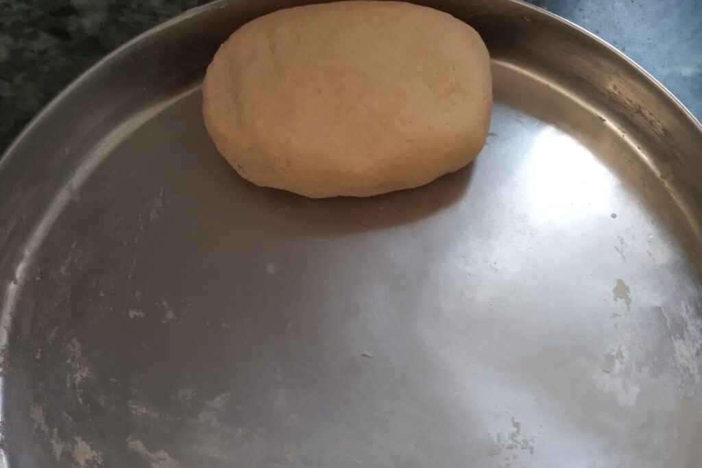 resting dough after kneading