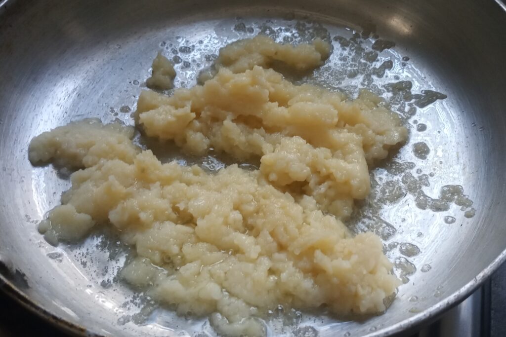 cooking potatoes on medium heat