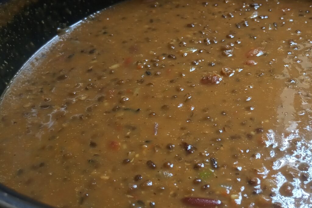 the dal is completely cooked
