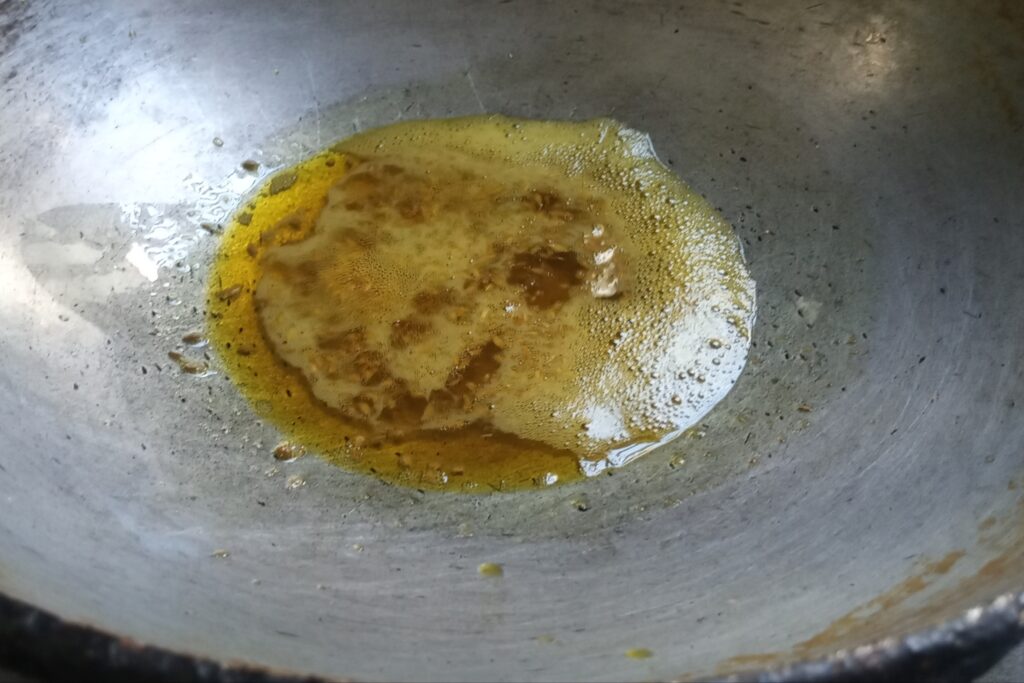 tempering cumin and carrom seeds