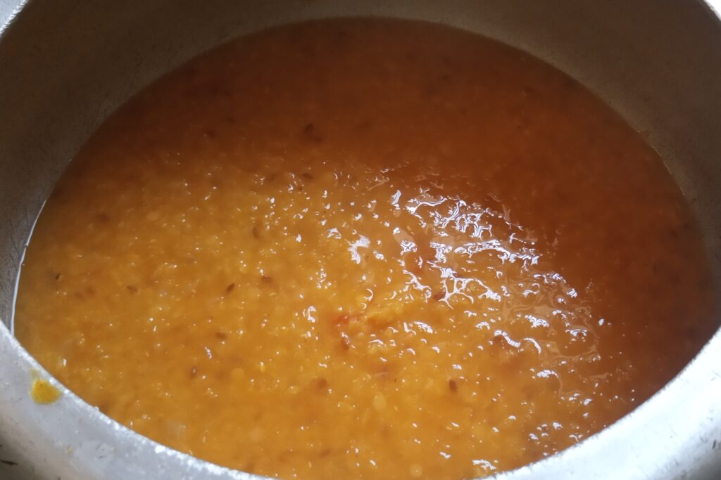 the one pot dal recipe is ready