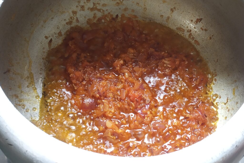 Tomato masala is ready