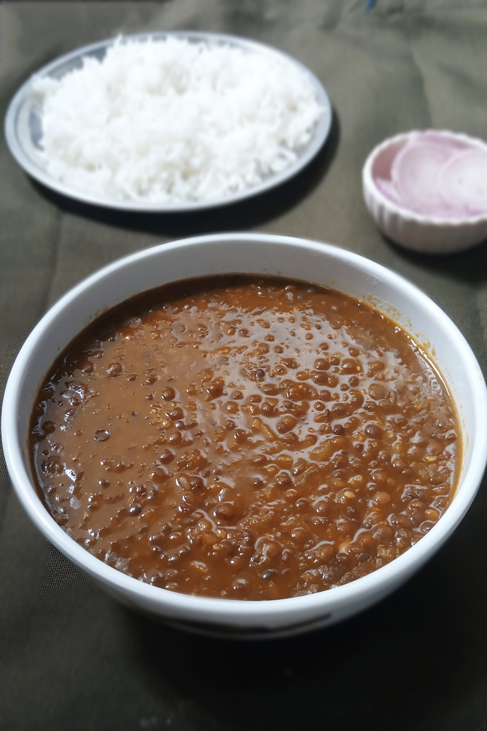 Whole Masoor Dal Recipe (Brown Lentil Curry)