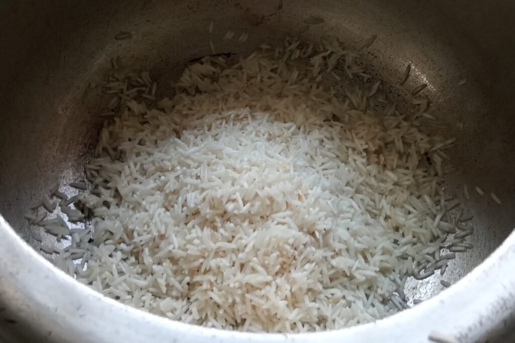 Adding rice