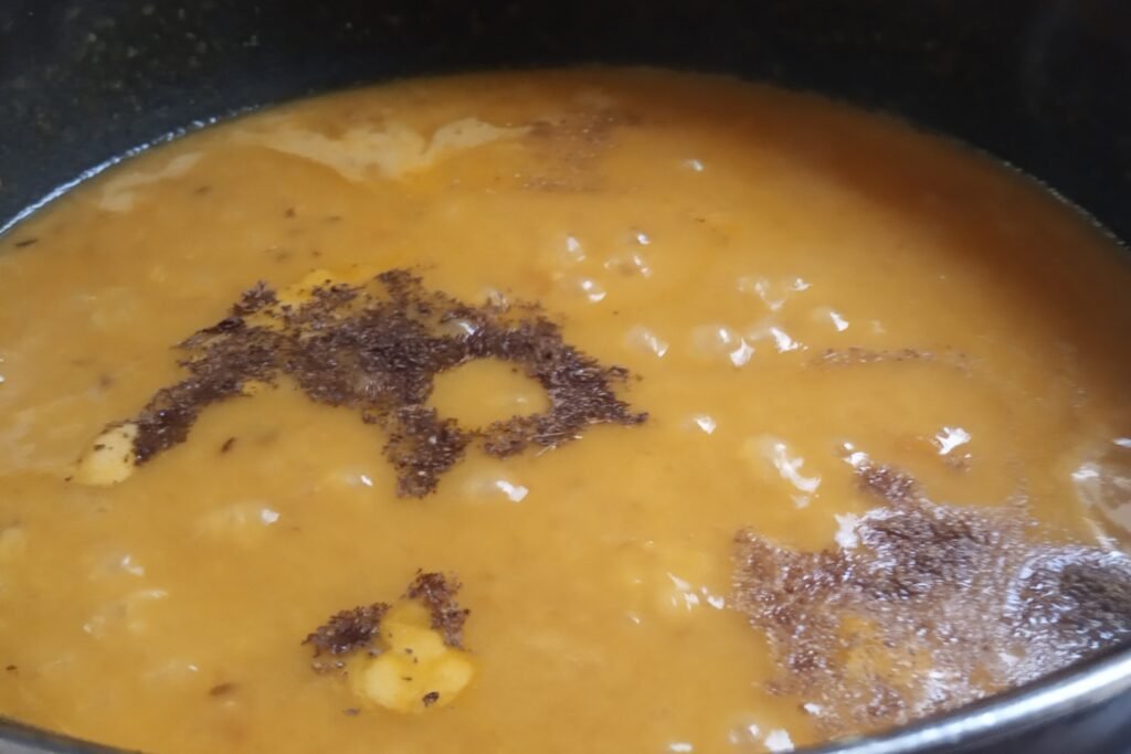Adding garam masala 