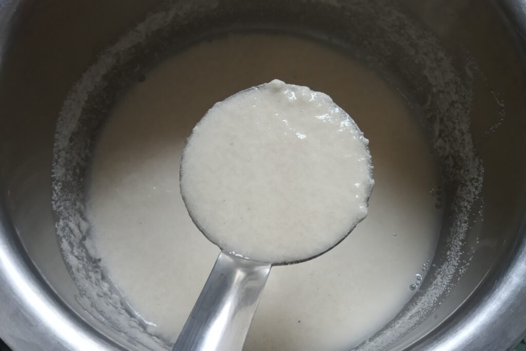 Rested semolina