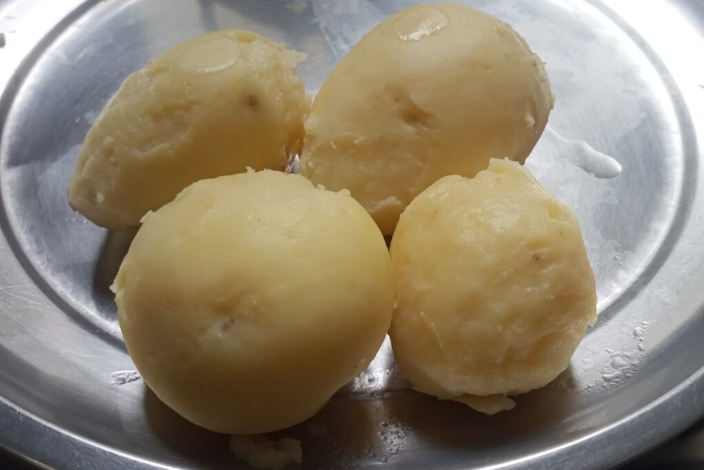 Boiled potatoes