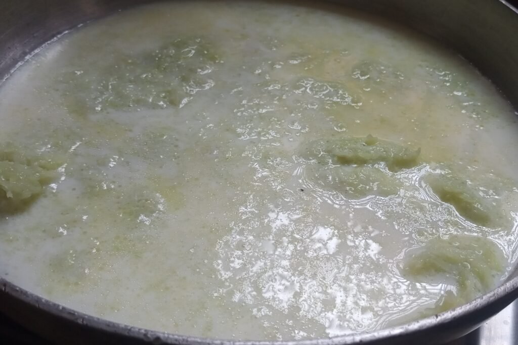 Adding milk