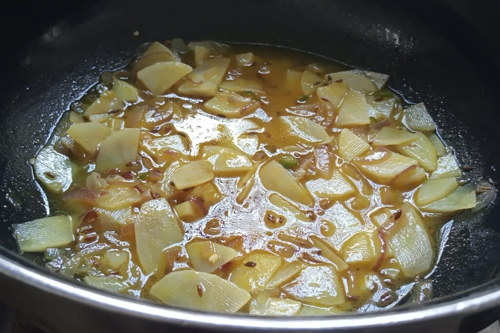 Cooking potatoes