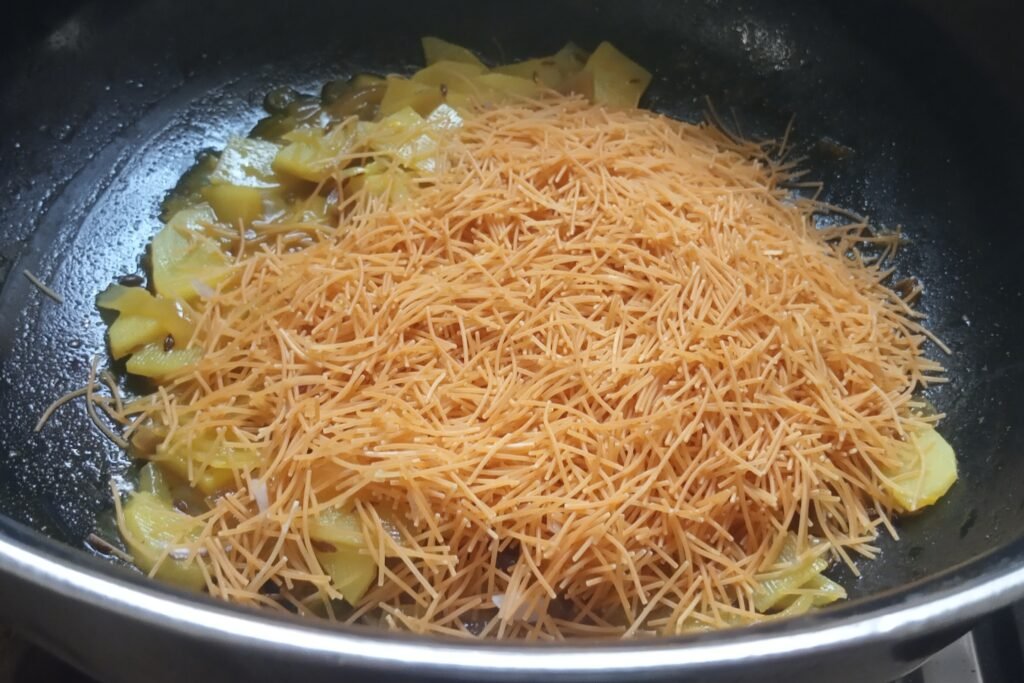 Adding vermicelli