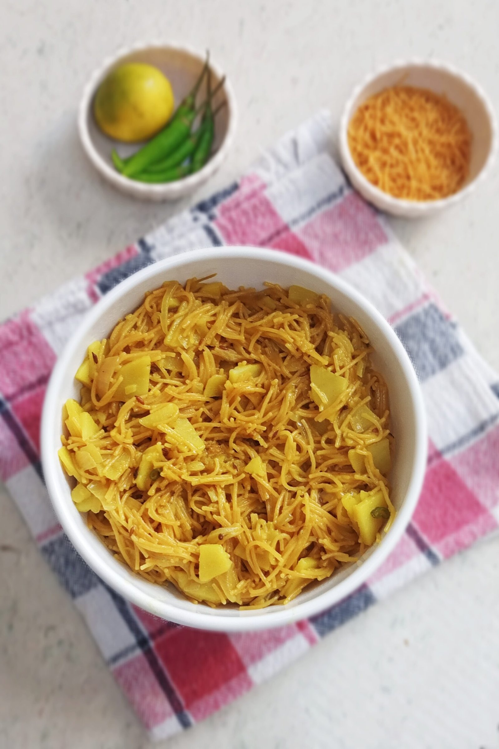 Namkeen Jave Recipe - Easy Savory Vermicelli Breakfast