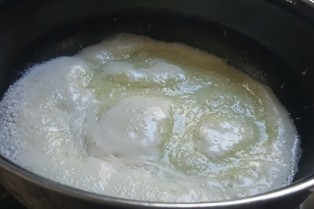 Cooking milk with lauki