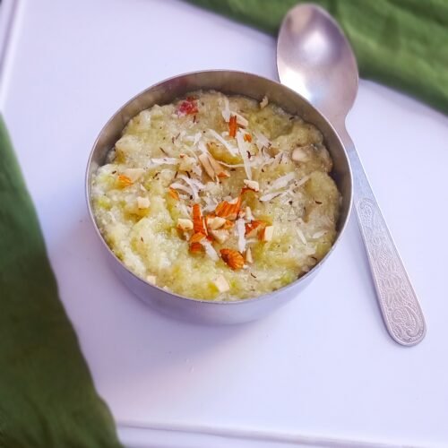 One-pot lauki halwa