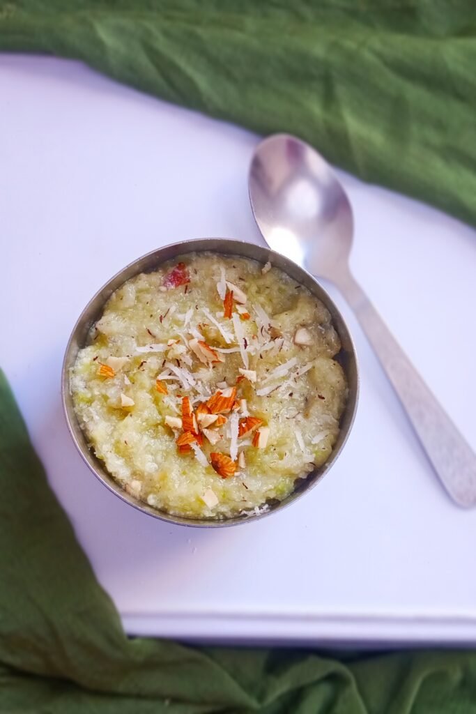 One-pot lauki halwa recipe
